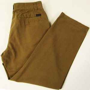 Columbia 36x32 Kaki 5 Pocket Zip Pants
